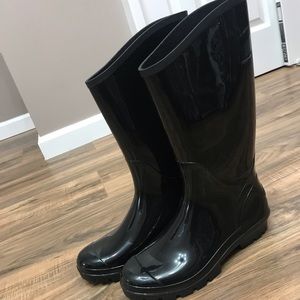 Columbia Black Calf Length | Rain Boots | Size 8